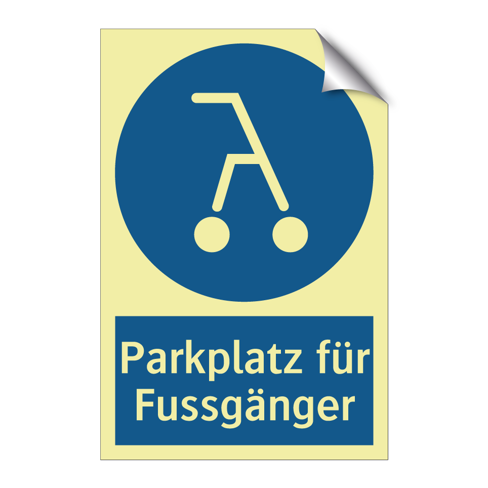 Parkplatz für Fussgänger