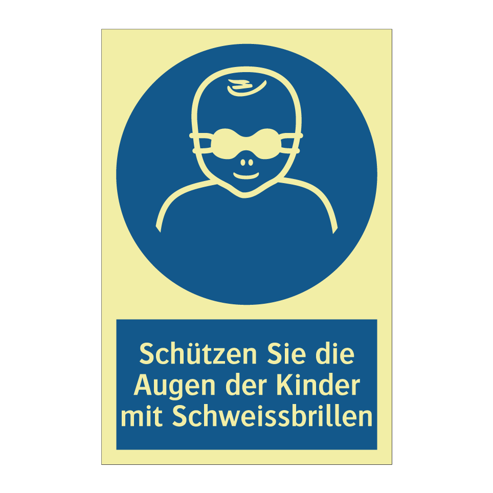 Schützen Sie die Augen der Kinder mit Schweissbrillen