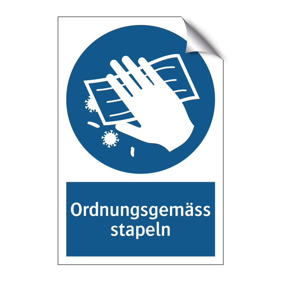 Ordnungsgemäss stapeln