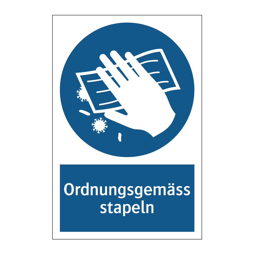 Ordnungsgemäss stapeln