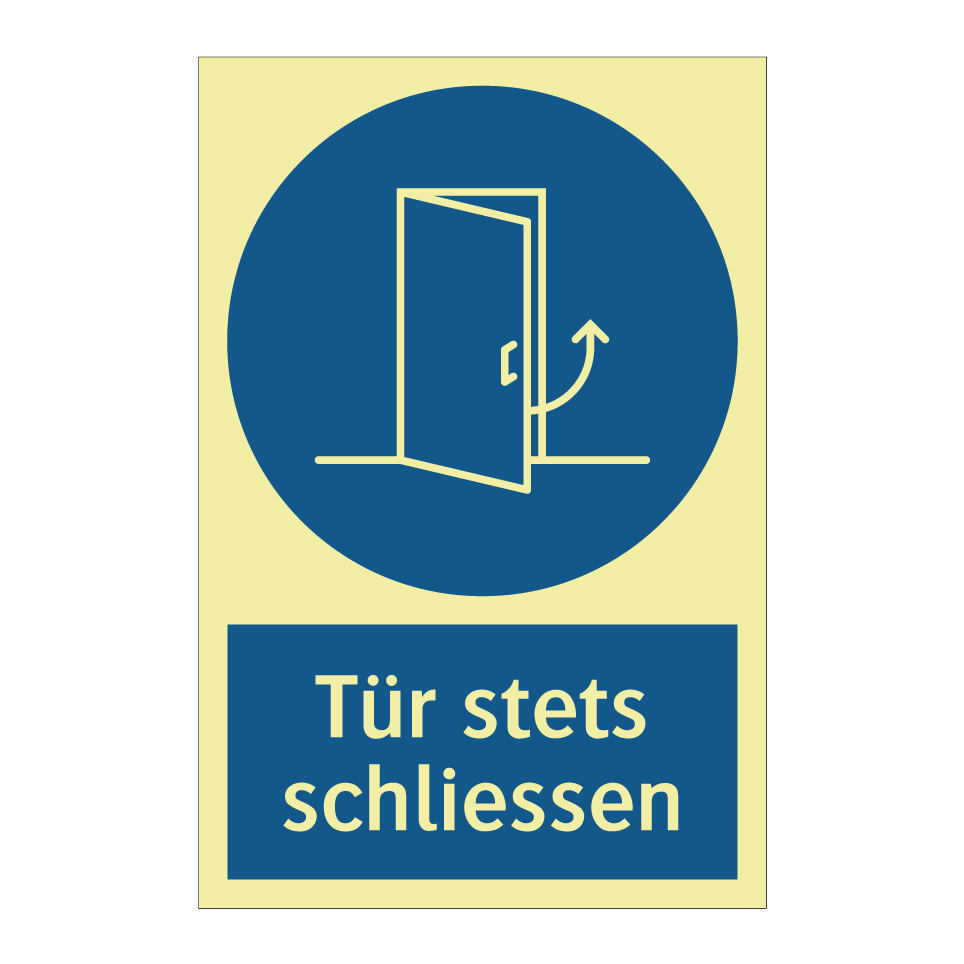 Tür stets schliessen