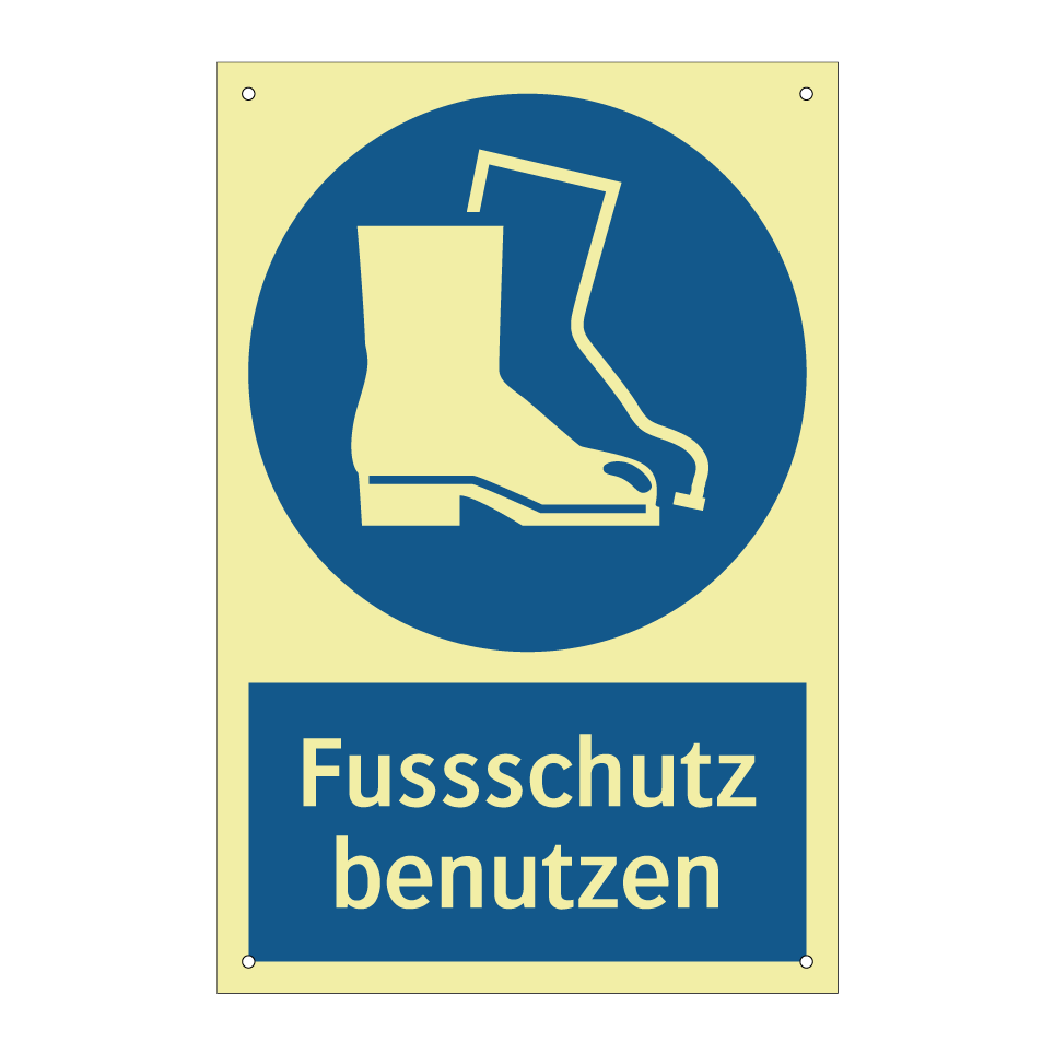 Fussschutz benutzen