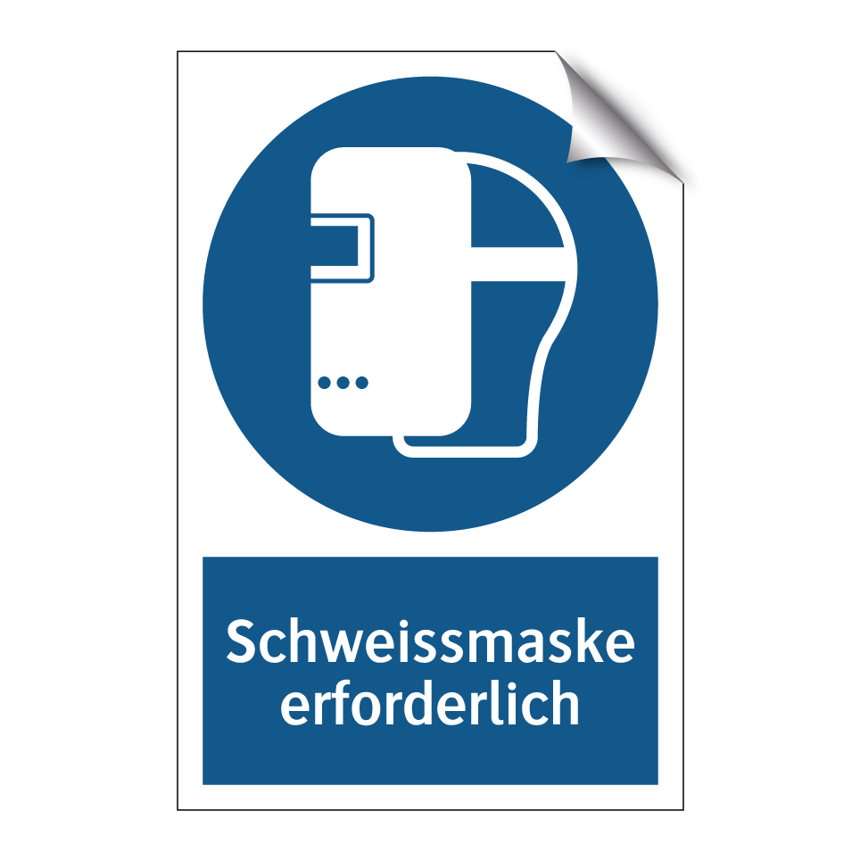 Schweissmaske erforderlich