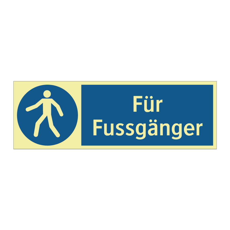 Für Fussgänger