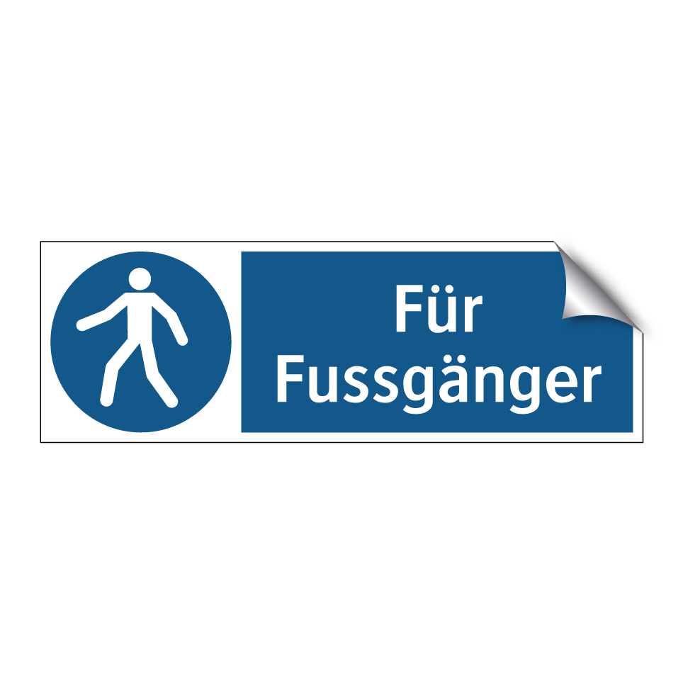 Für Fussgänger