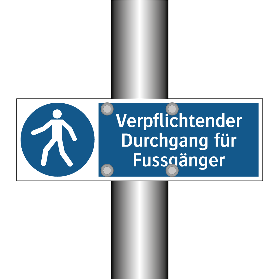 Verpflichtender Durchgang für Fussgänger