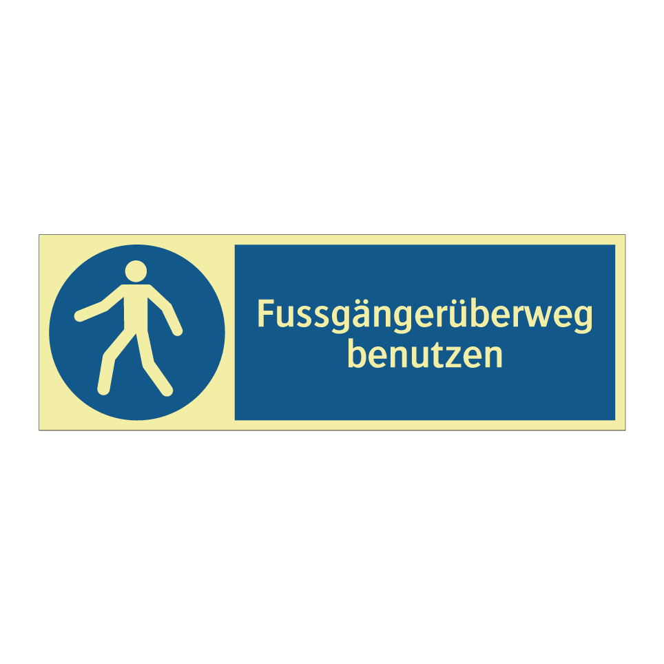 Fussgängerüberweg benutzen
