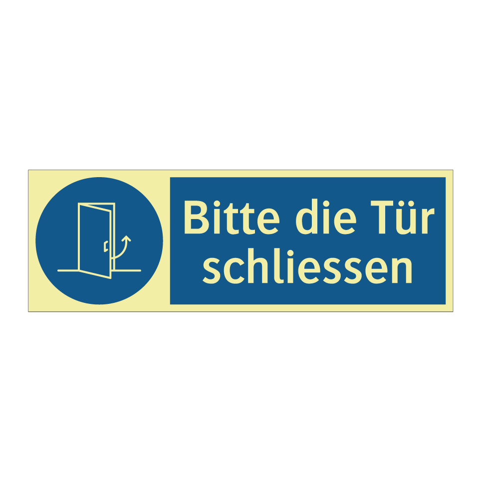 Bitte die Tür schliessen