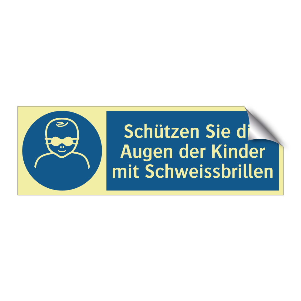 Schützen Sie die Augen der Kinder mit Schweissbrillen