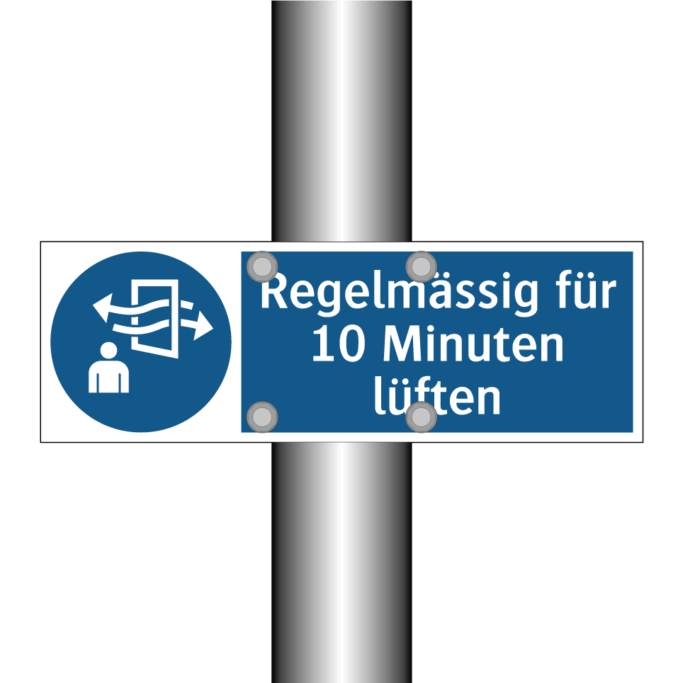 Regelmässig für 10 Minuten lüften