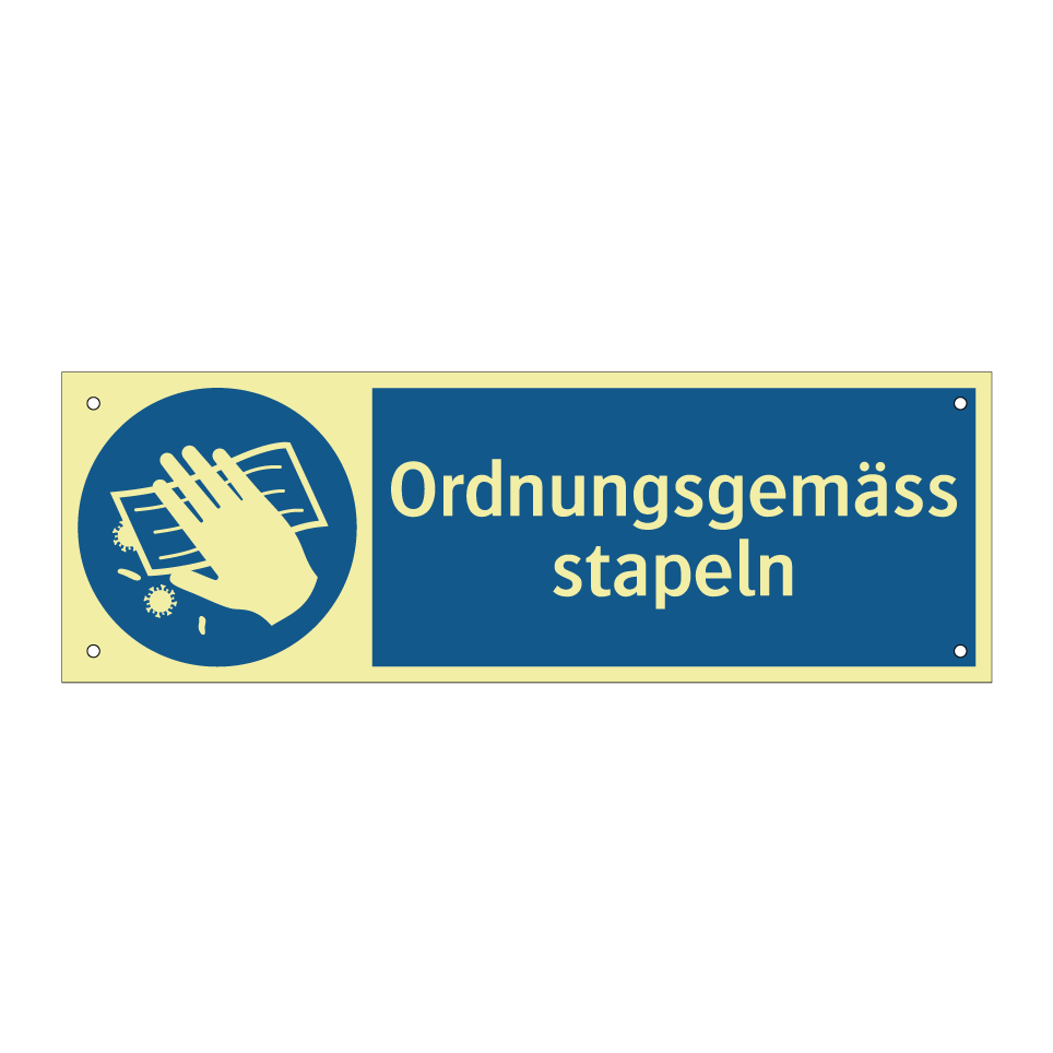 Ordnungsgemäss stapeln