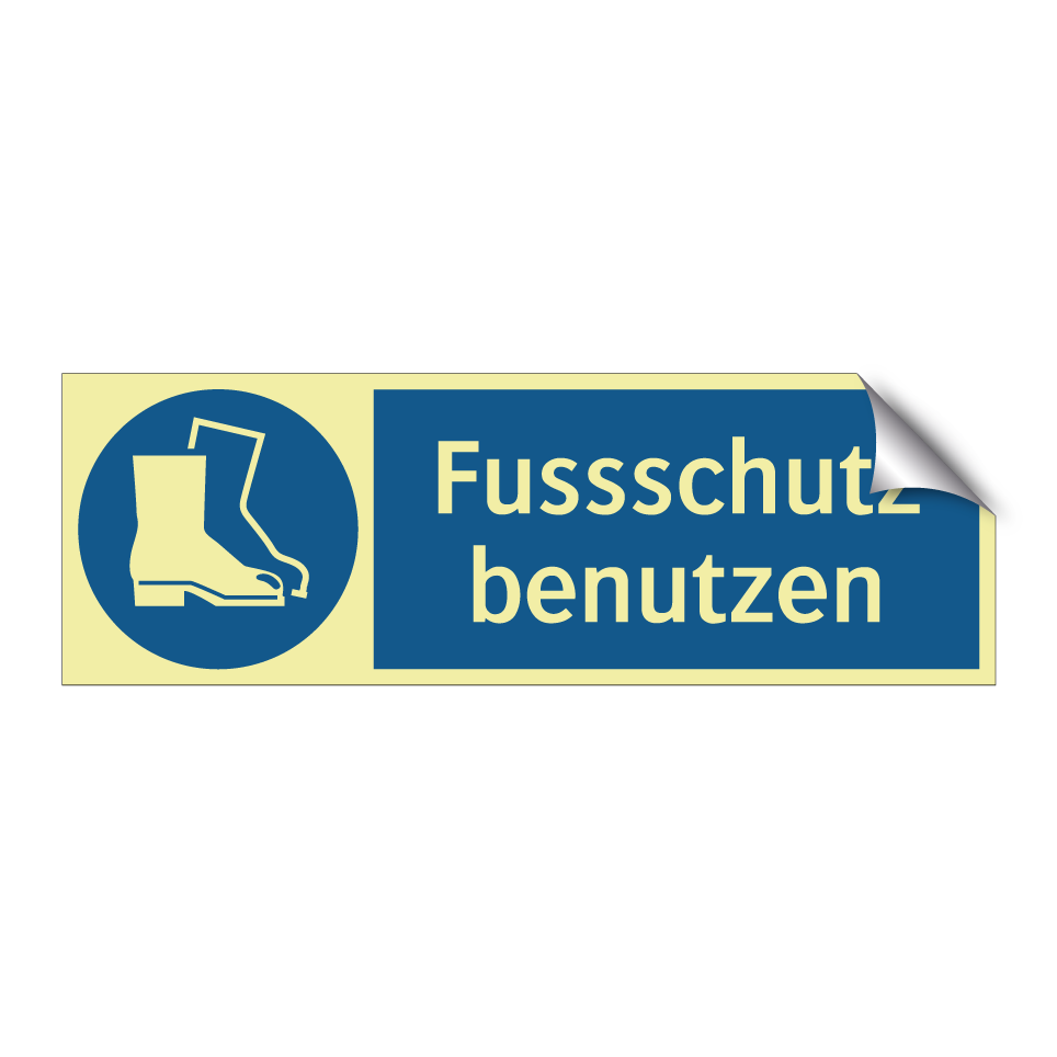 Fussschutz benutzen