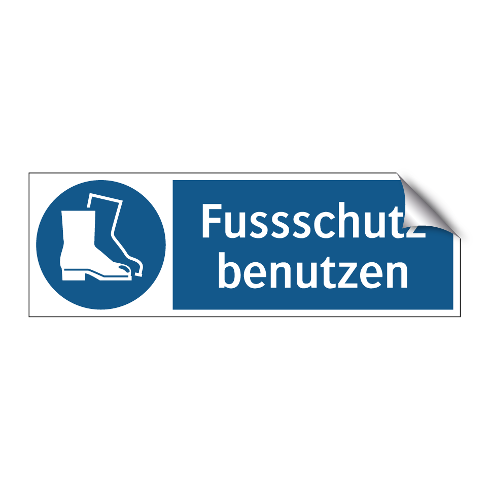 Fussschutz benutzen
