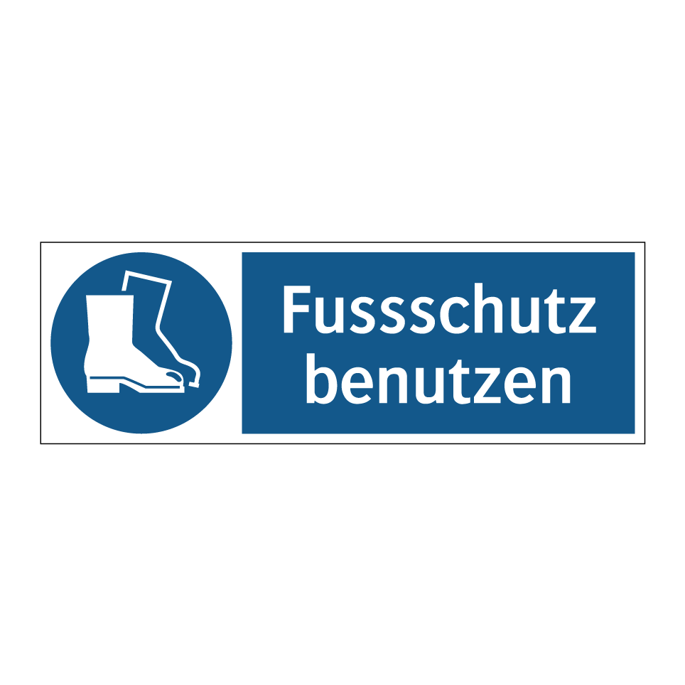 Fussschutz benutzen