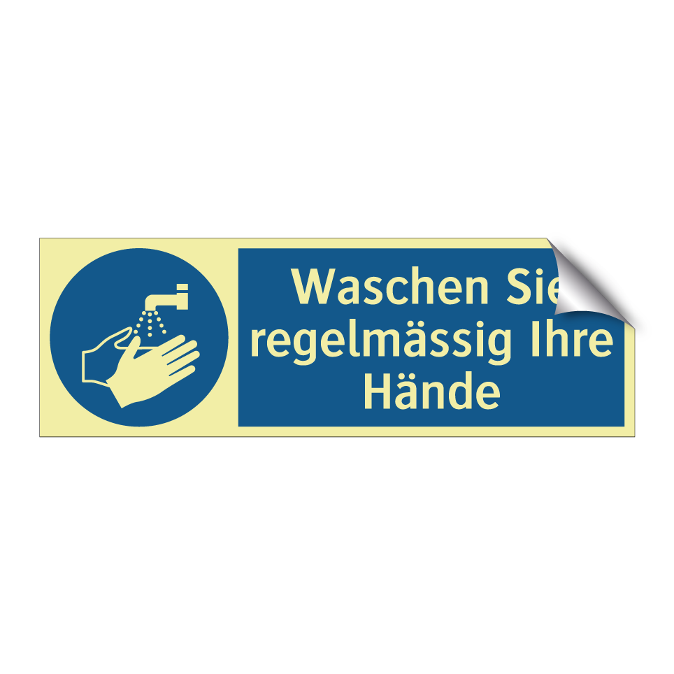 Waschen Sie regelmässig Ihre Hände