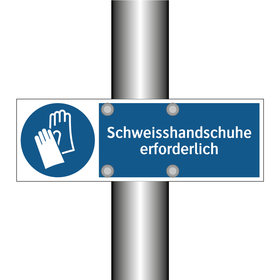 Schweisshandschuhe erforderlich
