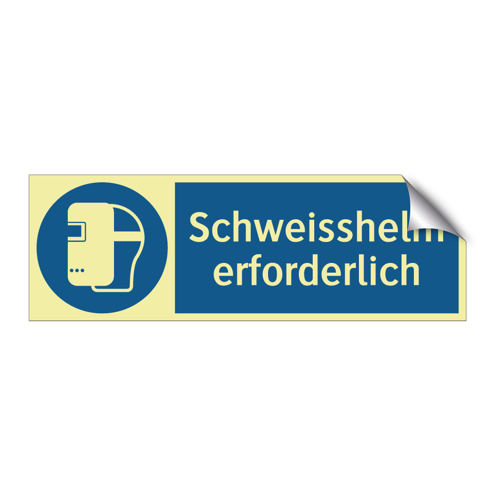 Schweisshelm erforderlich