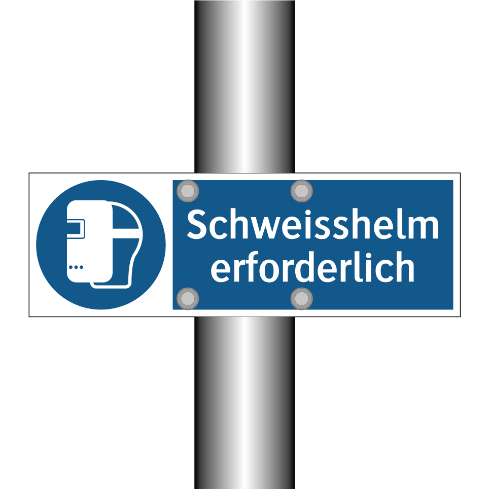 Schweisshelm erforderlich