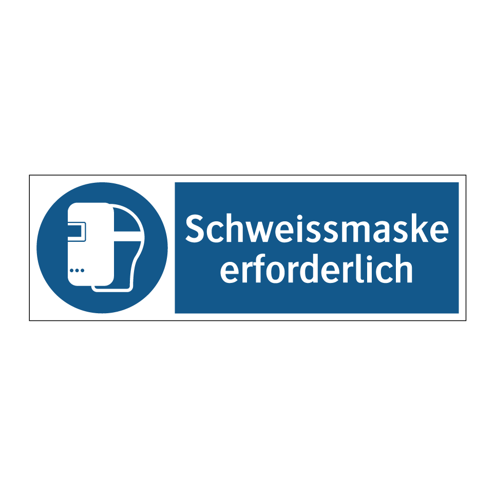 Schweissmaske erforderlich