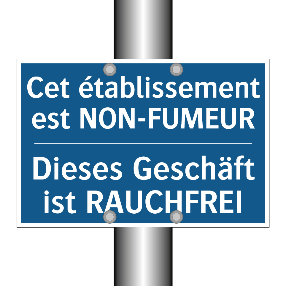 Dieses Geschäft ist RAUCHFREI - Cet établissement est NON-FUMEUR /.../