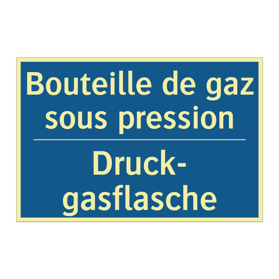 Druck- gasflasche - Bouteille de gaz sous pression