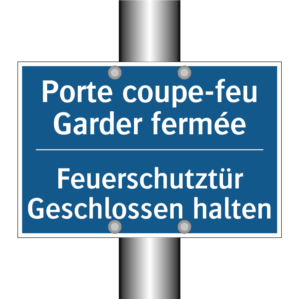 Feuerschutztür Geschlossen halten /.../ - Porte coupe-feu Garder fermée