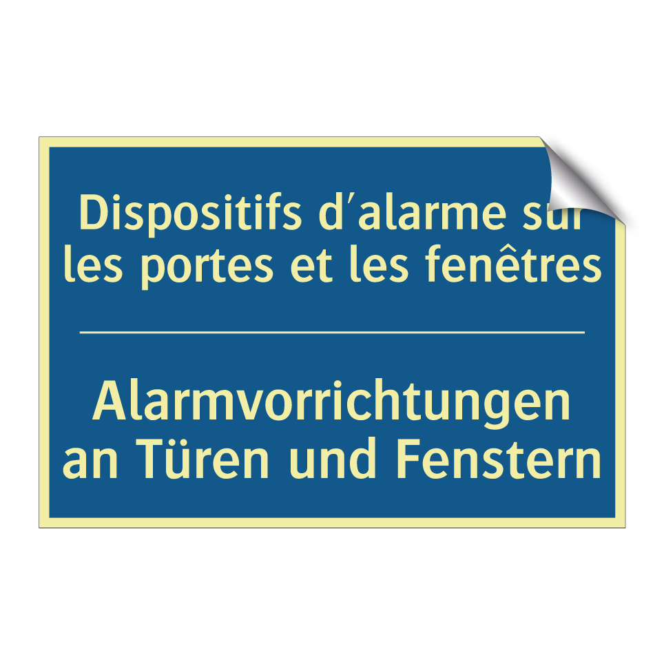 Alarmvorrichtungen an Türen und /.../ - Dispositifs d'alarme sur les portes /.../