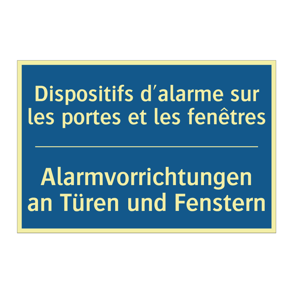 Alarmvorrichtungen an Türen und /.../ - Dispositifs d'alarme sur les portes /.../