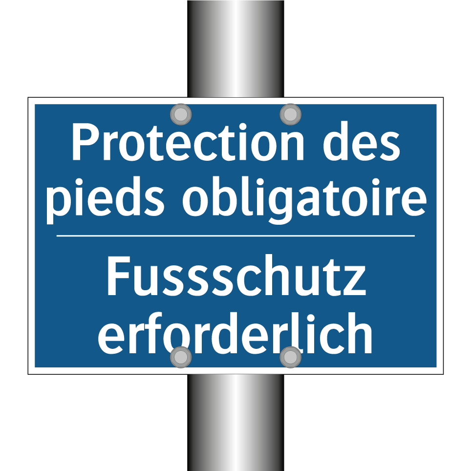 Fussschutz erforderlich - Protection des pieds obligatoire /.../