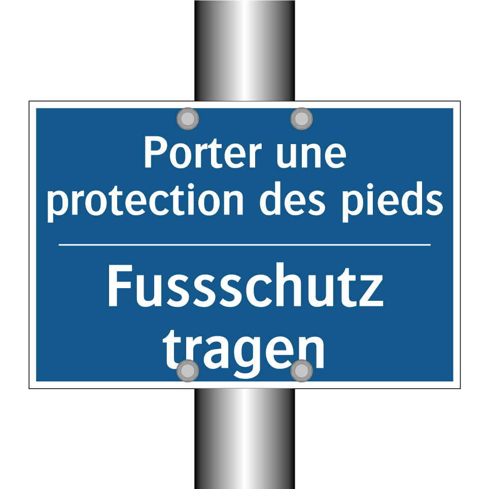 Fussschutz tragen - Porter une protection des pieds /.../
