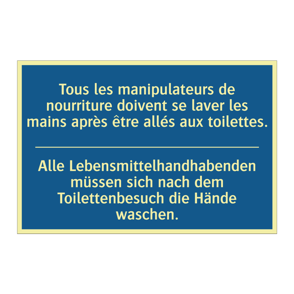 Alle Lebensmittelhandhabenden /.../ - Tous les manipulateurs de nourriture /.../