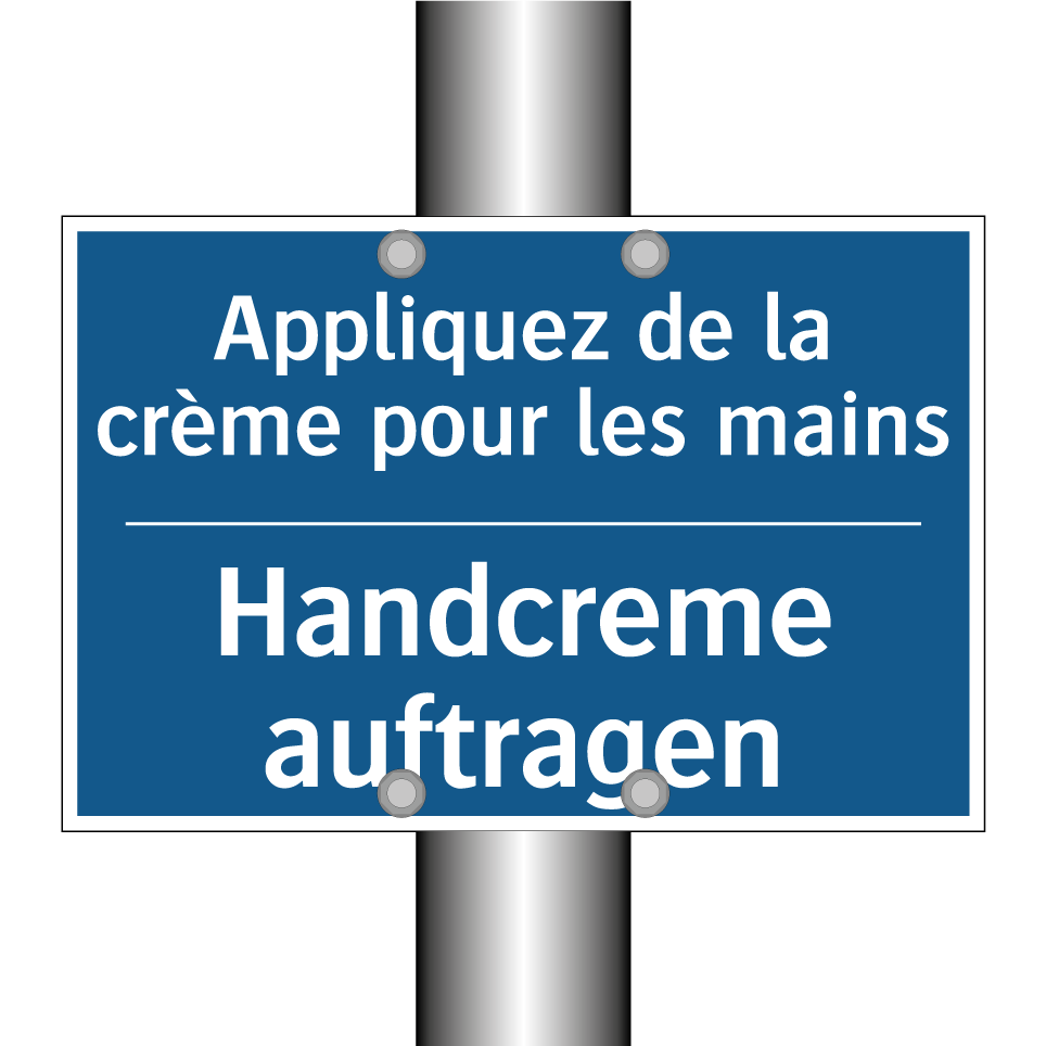 Handcreme auftragen - Appliquez de la crème pour les /.../