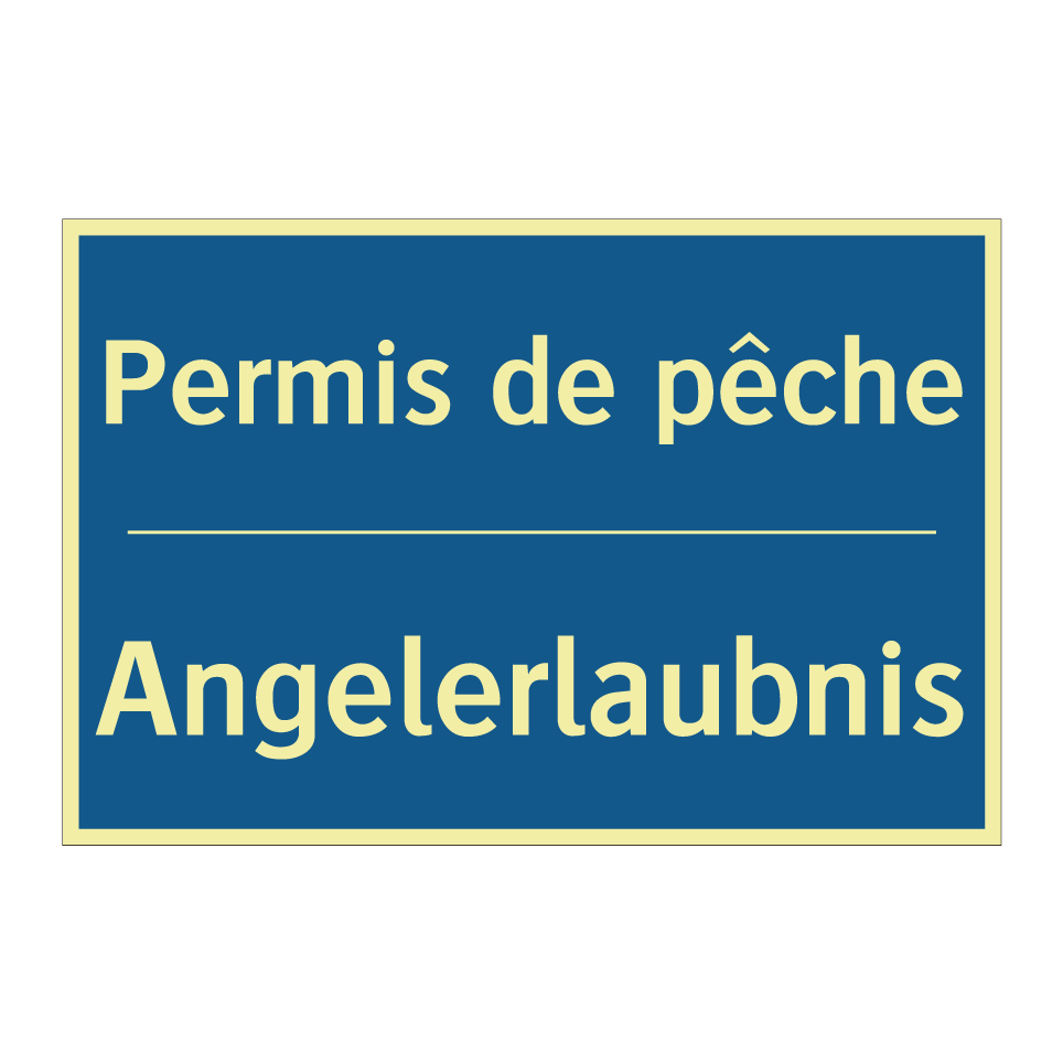 Angelerlaubnis - Permis de pêche