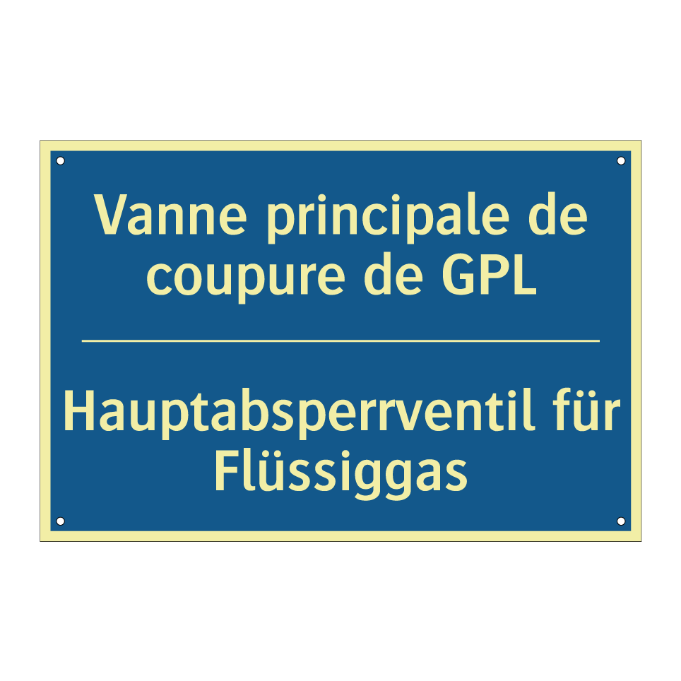 Hauptabsperrventil für Flüssiggas /.../ - Vanne principale de coupure de /.../