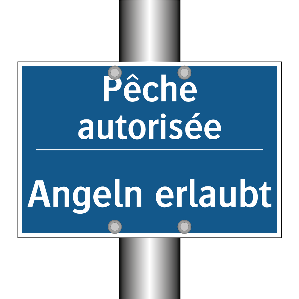Angeln erlaubt - Pêche autorisée