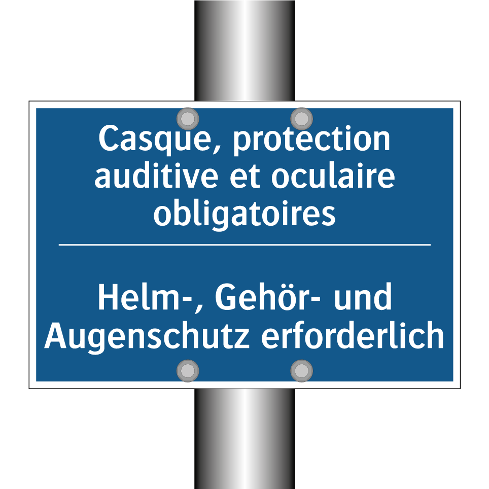 Helm-, Gehör- und Augenschutz /.../ - Casque, protection auditive et /.../
