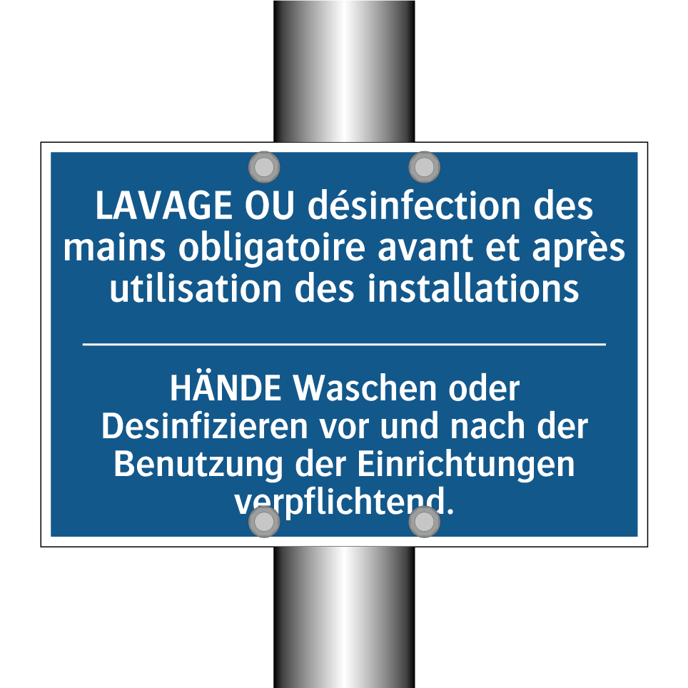 HÄNDE Waschen oder Desinfizieren /.../ - LAVAGE OU désinfection des mains /.../