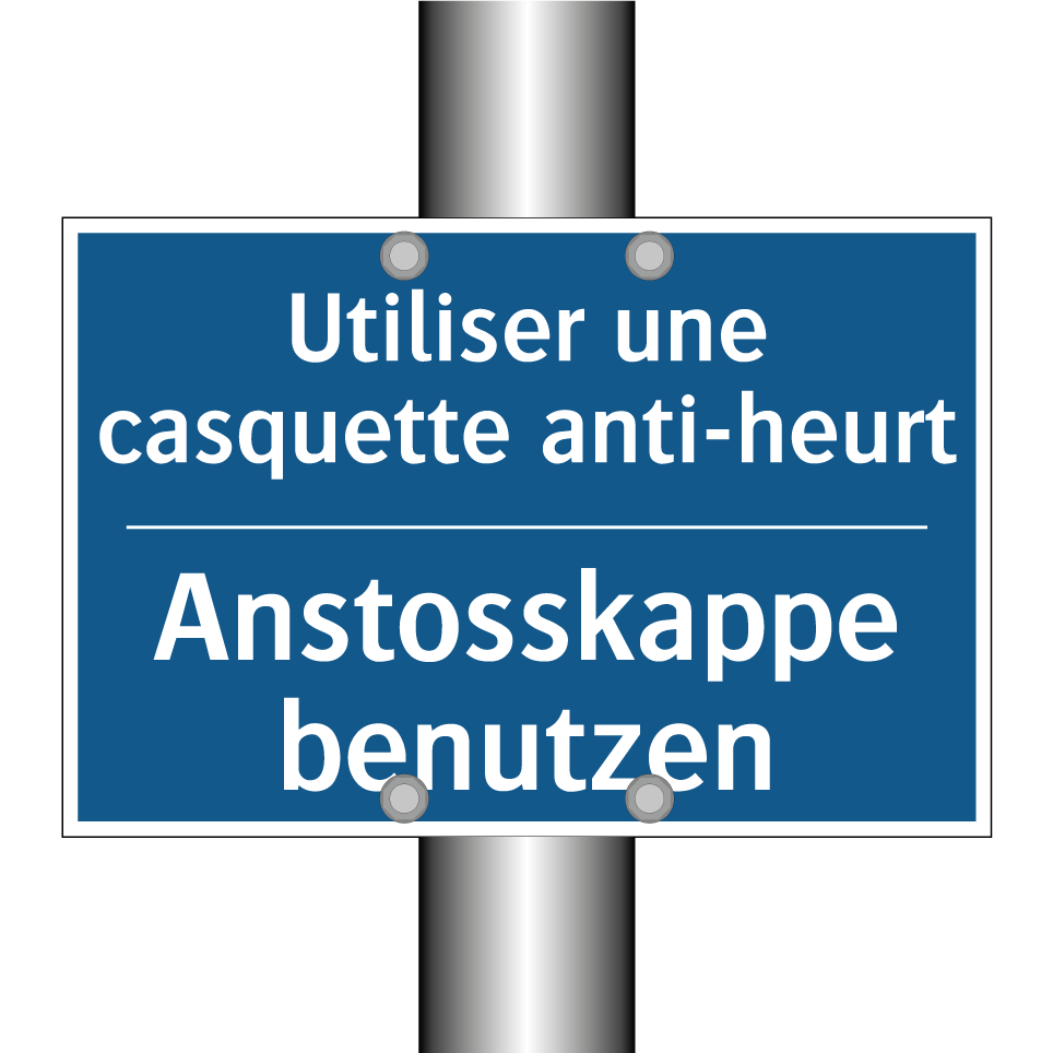 Anstosskappe benutzen - Utiliser une casquette anti-heurt /.../
