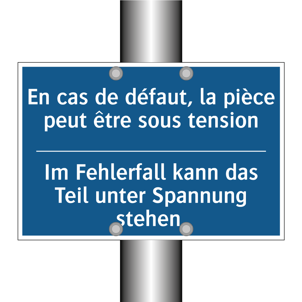 Im Fehlerfall kann das Teil unter /.../ - En cas de défaut, la pièce peut /.../