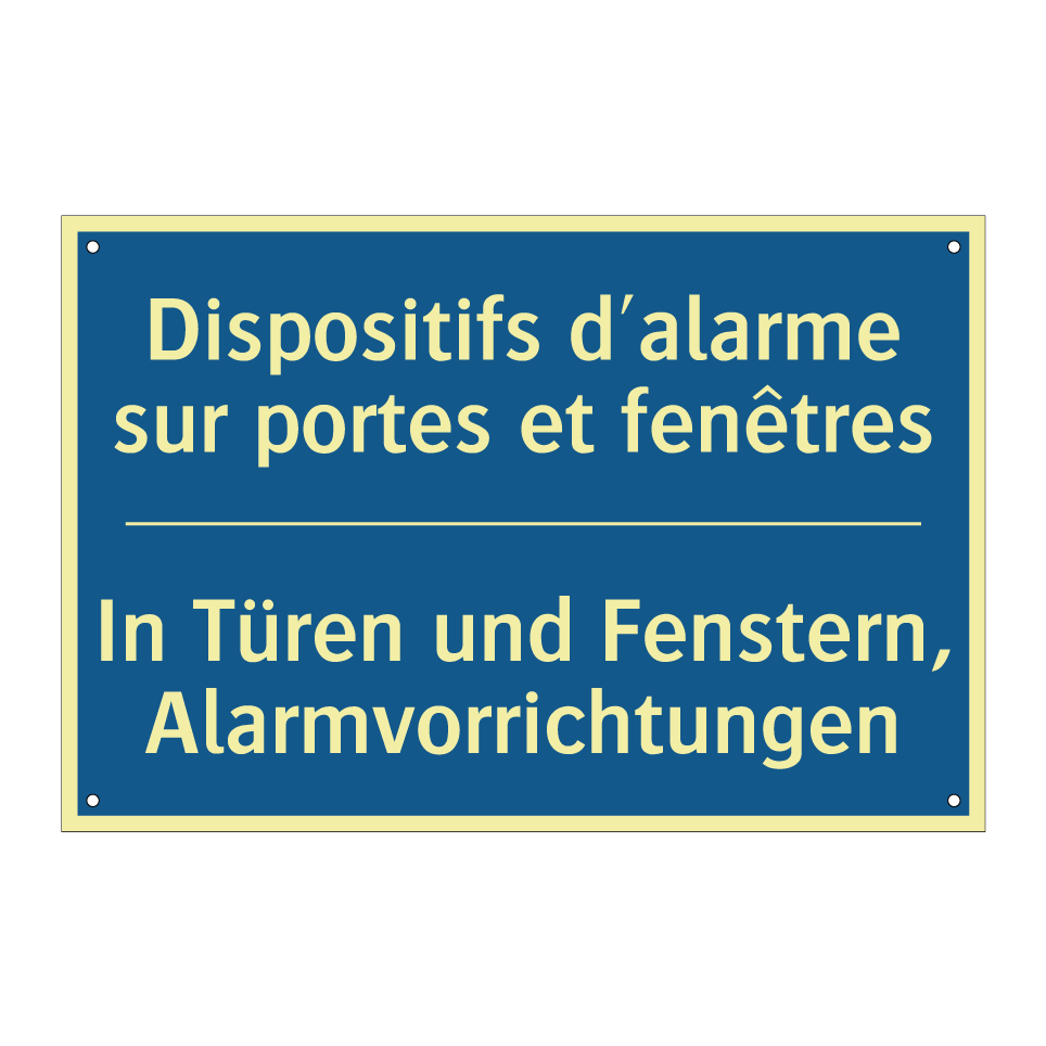 In Türen und Fenstern, Alarmvorrichtungen /.../ - Dispositifs d'alarme sur portes /.../