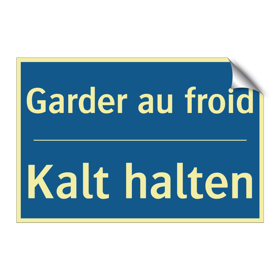 Kalt halten - Garder au froid