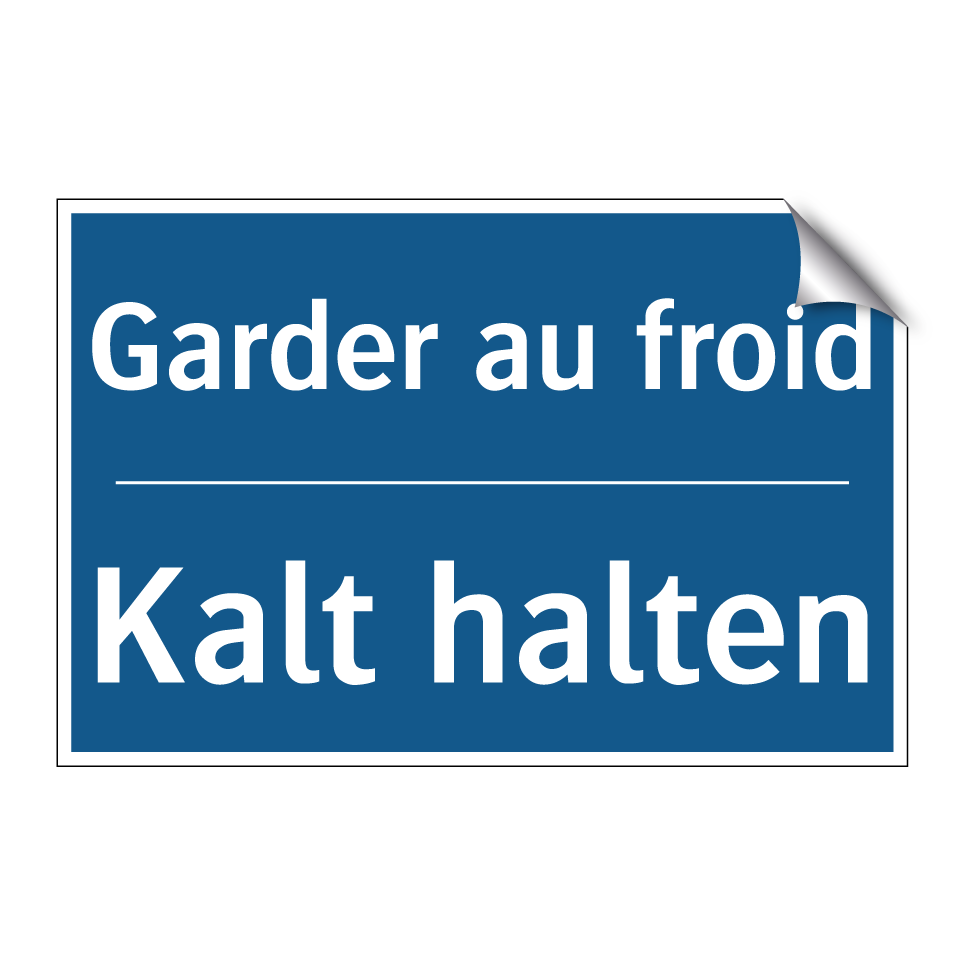 Kalt halten - Garder au froid