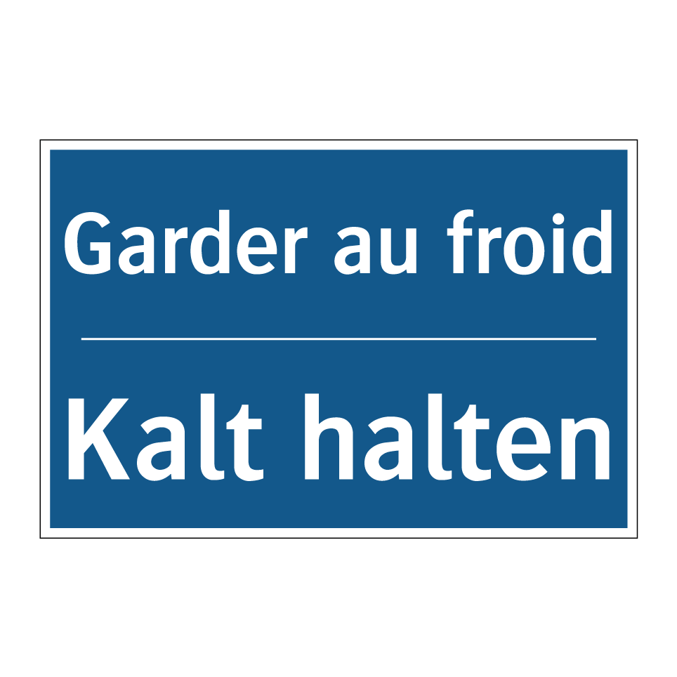 Kalt halten - Garder au froid