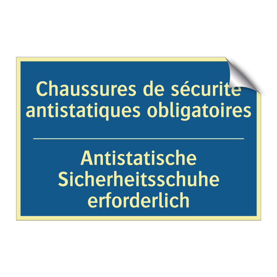 Antistatische Sicherheitsschuhe /.../ - Chaussures de sécurité antistatiques /.../
