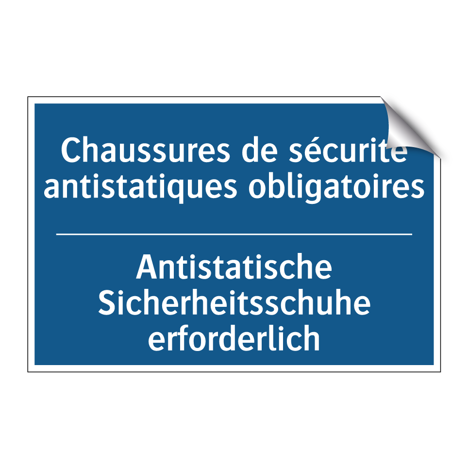 Antistatische Sicherheitsschuhe /.../ - Chaussures de sécurité antistatiques /.../