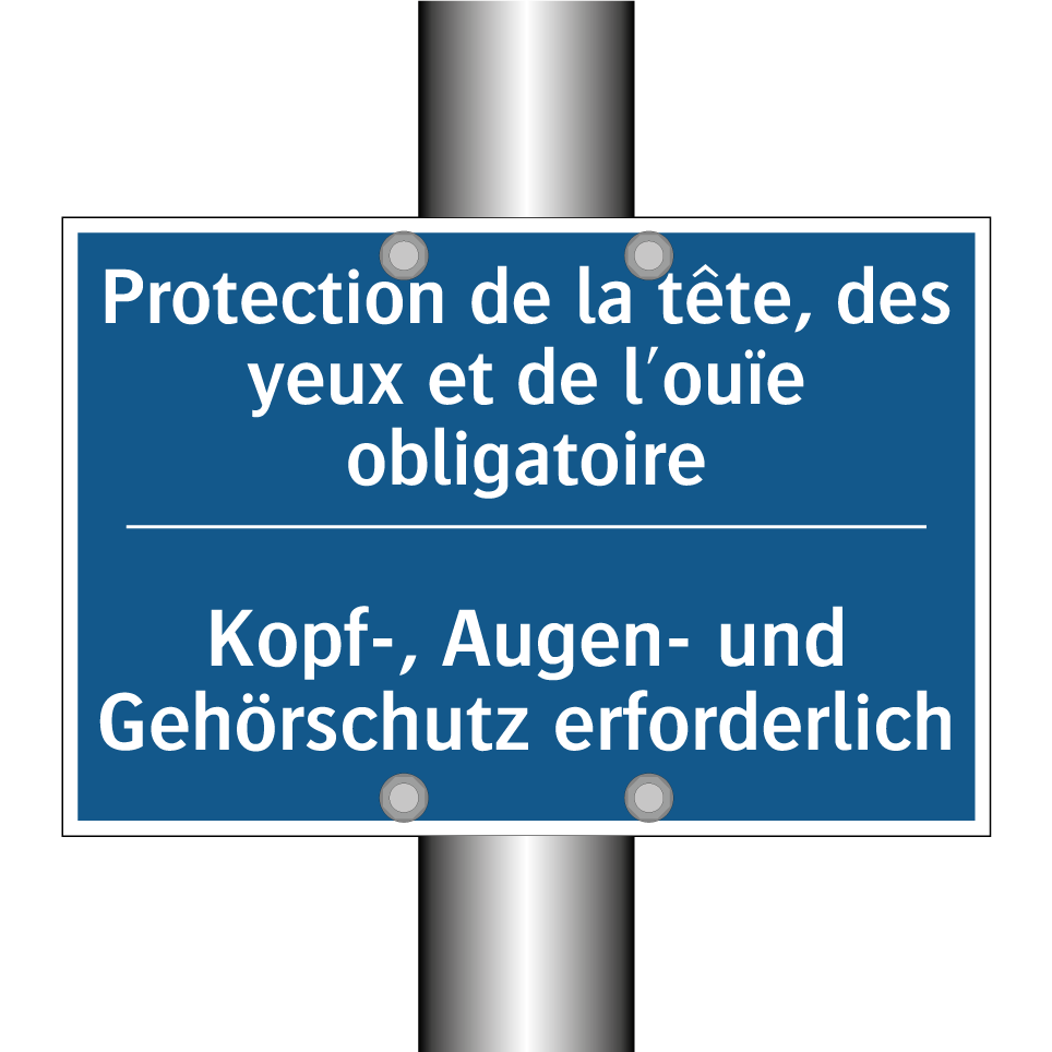 Kopf-, Augen- und Gehörschutz /.../ - Protection de la tête, des yeux /.../