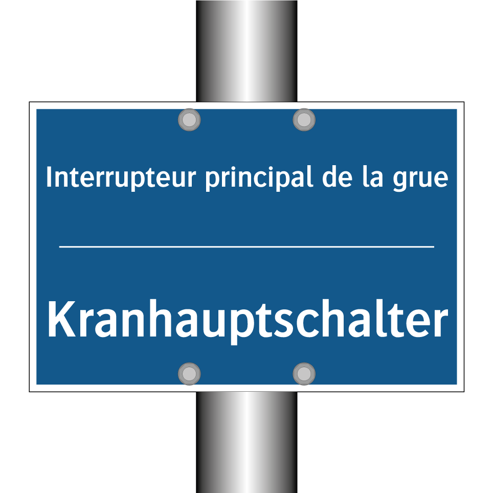 Kranhauptschalter - Interrupteur principal de la grue /.../