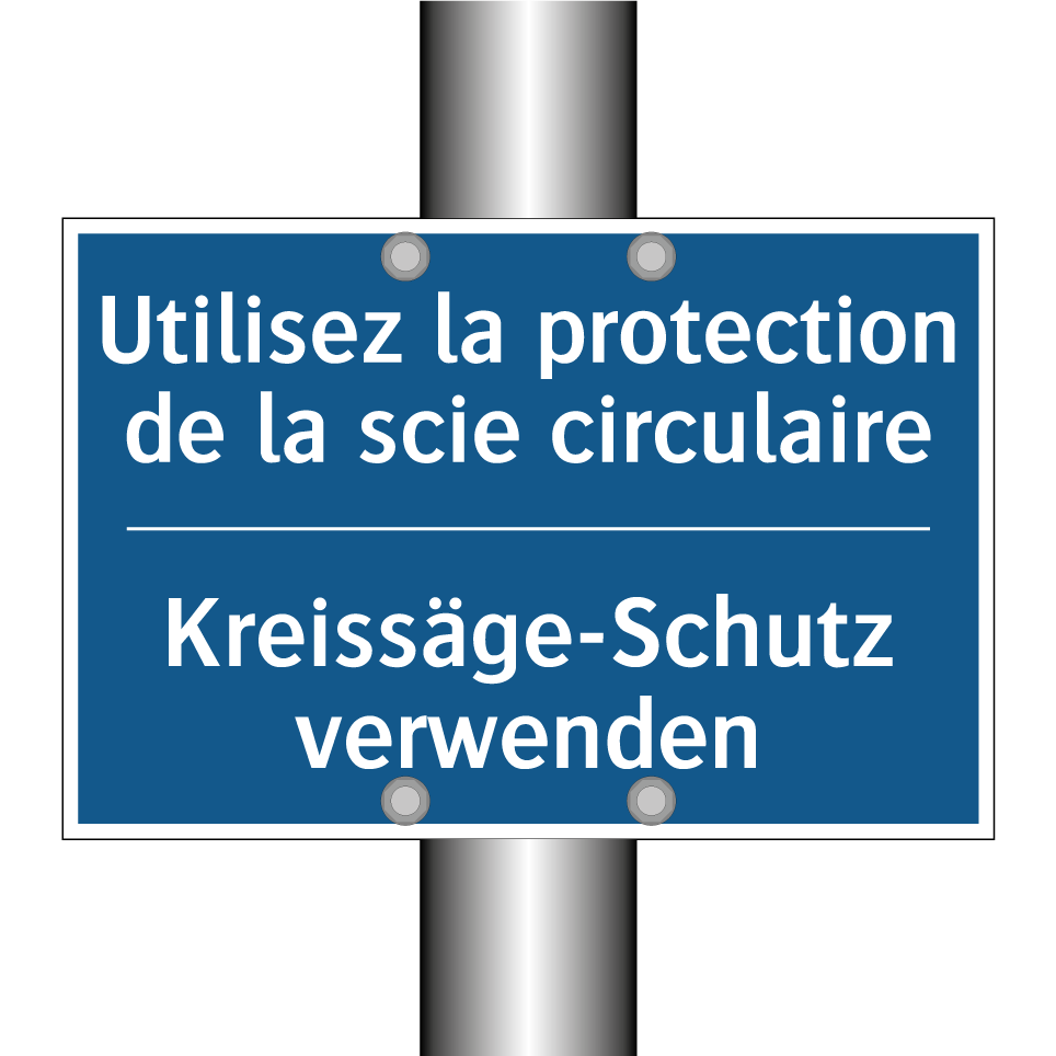 Kreissäge-Schutz verwenden - Utilisez la protection de la scie /.../