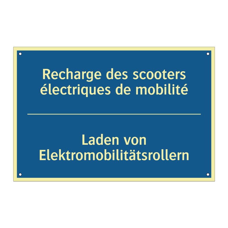 Laden von Elektromobilitätsrollern /.../ - Recharge des scooters électriques /.../