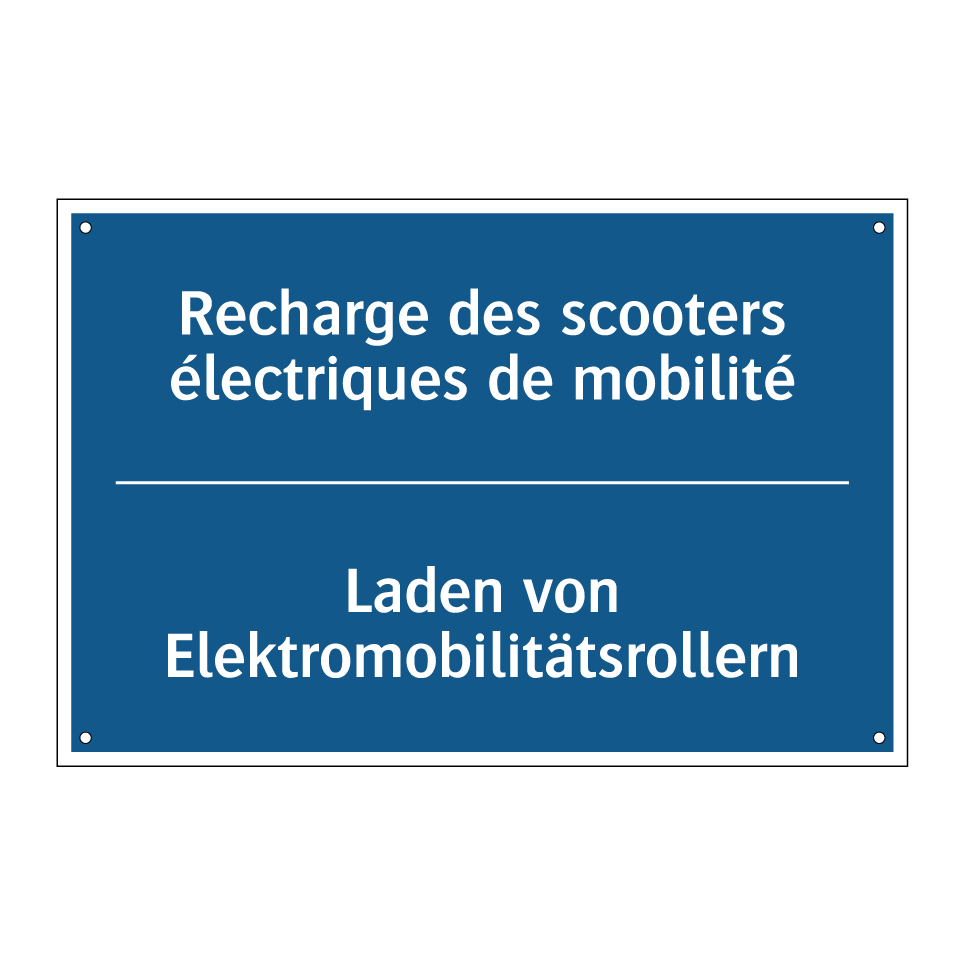 Laden von Elektromobilitätsrollern /.../ - Recharge des scooters électriques /.../